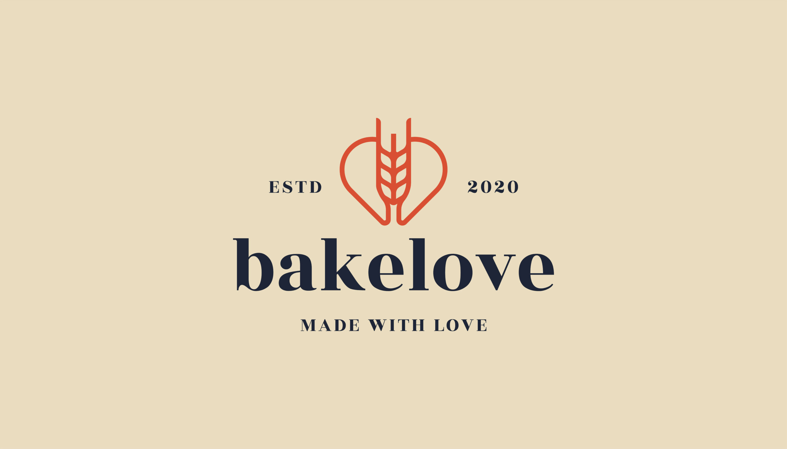 bakelove logo design
