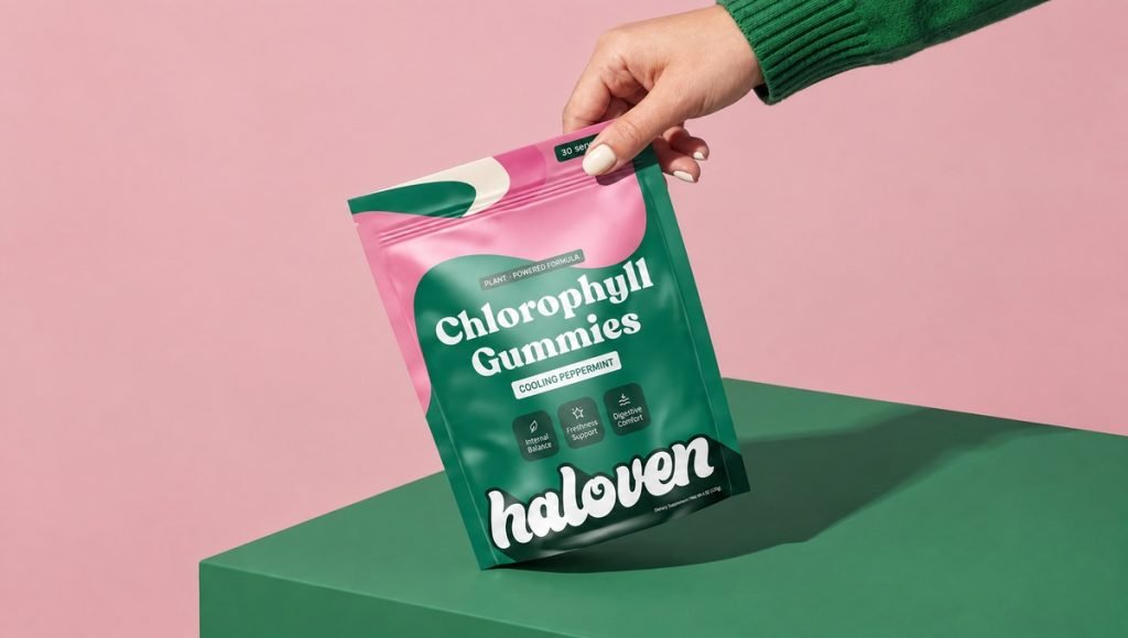Flexible supplement packaging pouch for gummy supplements