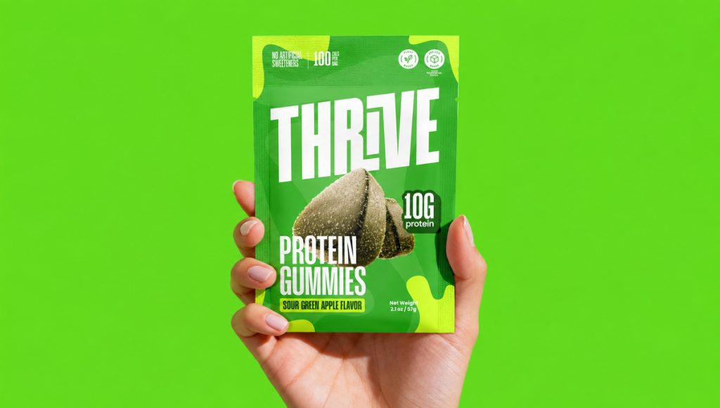 Wellness packaging with clear hierarchy and strong brand identity
