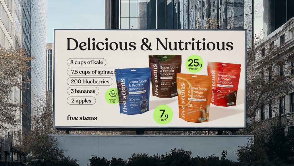 Wellness packaging solutions for superfood and nutrition products by BeMain Studio