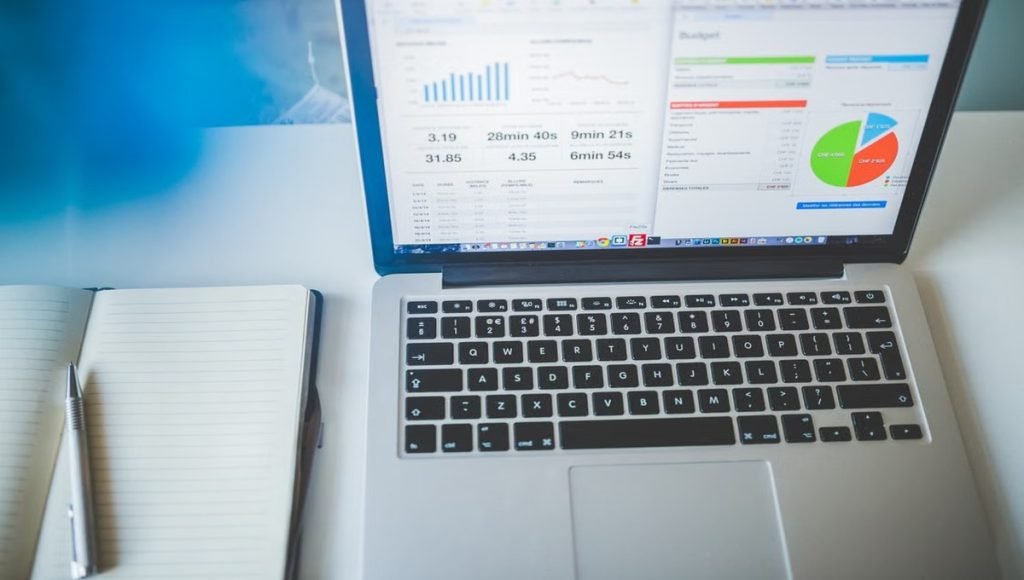 Analytics dashboard showing marketing performance data and metrics