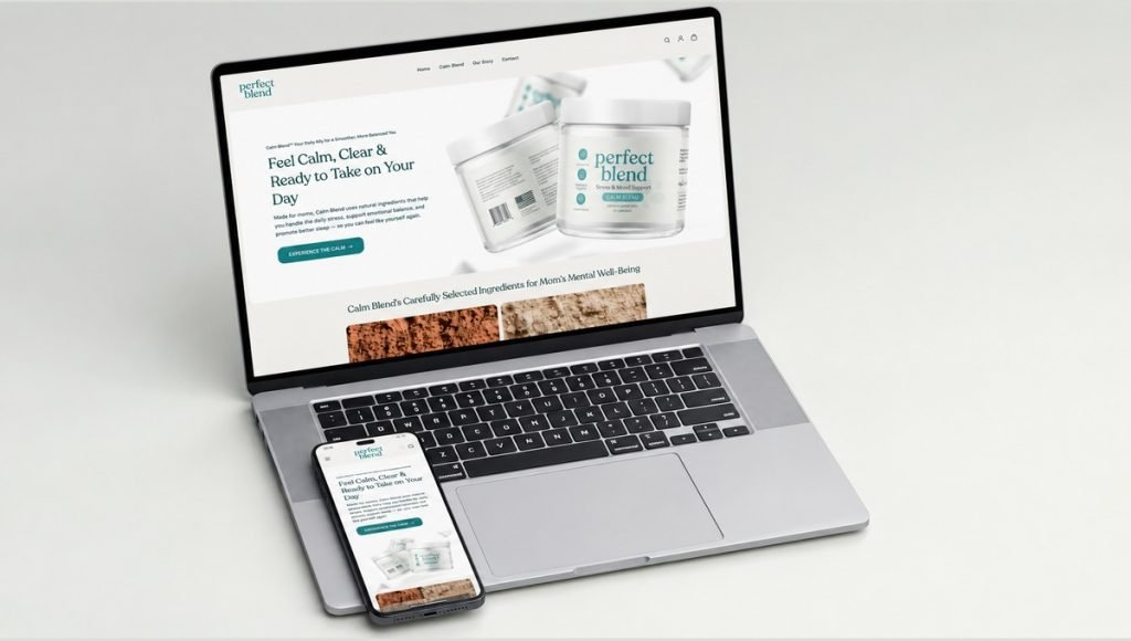 Brand development applied across website, mobile and product touchpoints