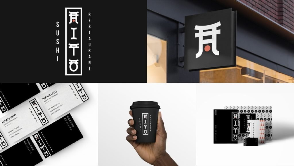 Visual identity applied across signage, packaging and brand materials