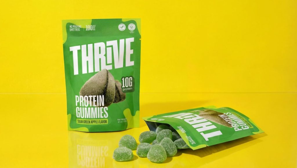 Bold product design with clear nutritional communication